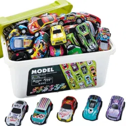 50 Pc's Die-Cast Cars with Storage Box Pull Back Car Perfect Gifting Toy KD-DIECASTSET-SETOF50-69 Tricycle-image-3