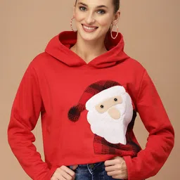 KASSUALLY Women Gorgeous Red Graphic Christmas Update Sweatshirt-image-36