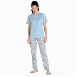 puma Women's Regular Fit T-Shirt & Pants Set-picture-4