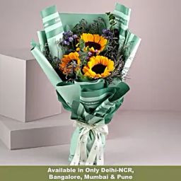 Bright Sunflowers Bouquet-image-59