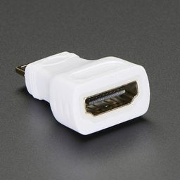 Official Raspberry Pi Mini HDMI Plug to Standard HDMI Jack Adapterl image 2