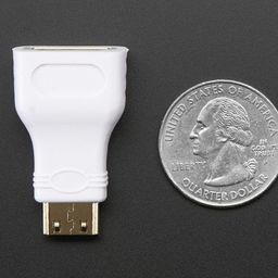Official Raspberry Pi Mini HDMI Plug to Standard HDMI Jack Adapterl image 3