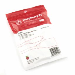 Official Raspberry Pi Micro HDMI to Standard HDMI Adapter, White image 2