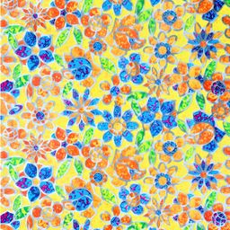 Jaamso Royals Blue Floral and Botanical Printed Self-Adhesive Window Frosting Film Sticker-picture-26