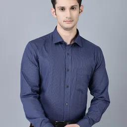 CANOE Pin Striped Pure Cotton Smart Formal Shirt-image-24