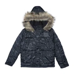 Gini and Jony Boys Camouflage Parka Jacket-image-40