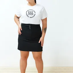 Trendyol Straight Above Knee Length Skirt-56