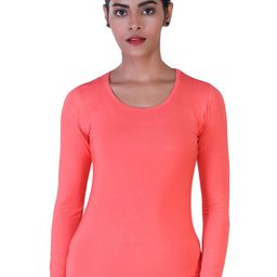 LAASA SPORTS Women Red Dry Fit Training or Gym T-shirt-image-68