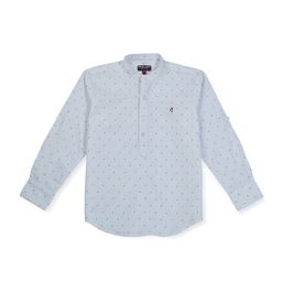 Gini and Jony Infant Boys Micro Ditsy Printed Cotton Casual Shirt-76