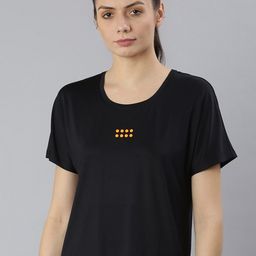 MKH Women Black Dri-FIT T-shirt-image-69