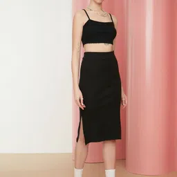 Trendyol Straight Midi Skirt-picture-39