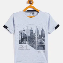 Duke Boys Blue Printed T-shirt-image-75