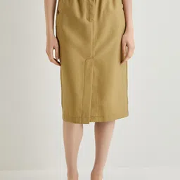 Koton A-Line Midi Skirt-image-49