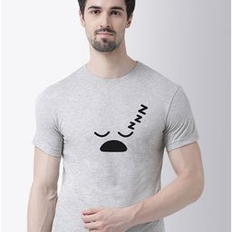 Friskers Men Grey Printed Half Sleeve T-shirt-image-88