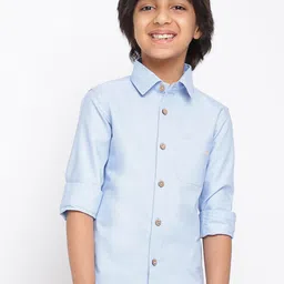 TALES & STORIES Boys Blue Casual Shirt-picture-21