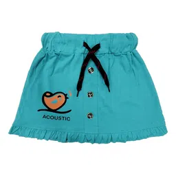 BAESD Girls Printed Pure Cotton Knee Length Skort-image-47