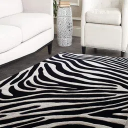Safiya Carpet Black Hand-Tufted Woollen Carpets-image-10