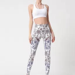 JC Collection Women Mid-Rise Printed Tights-image-58