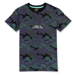 Gini and Jony Boys Round Neck Printed T-shirt-image-48