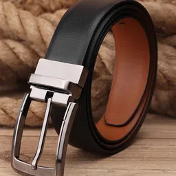Kastner Men Black & Tan Reversible Belt-image-63