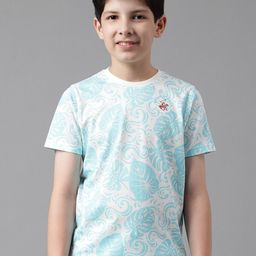 Beverly Hills Polo Club Boys Printed Pure Cotton T-shirt-image-87