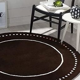Safiya Carpet Brown Hand-Tufted Woollen Carpets-image-32