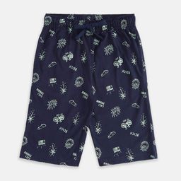Pantaloons Junior Boys Navy Blue Printed Shorts-image-71