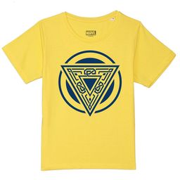 Marvel by Wear Your Mind Boys Yellow & Blue Printed Round Neck T-shirt-picture-44