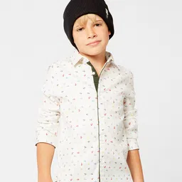 One Friday Boys White Comfort Printed Casual Shirt-picture-48
