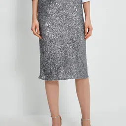 Koton Embellished Pencil Midi Skirt-picture-44