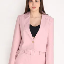 Dlanxa Woman Solid Single-Breasted Blazer-picture-19