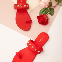 Vishudh Women One Toe Flats-picture-32