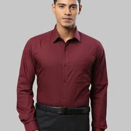 Raymond Men Slim Fit Cotton Formal Shirt-image-128