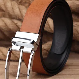 Kastner Men Black & Tan Reversible Belt-image-64