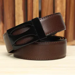 Kastner Men Black Textured Reversible Belt-image-100