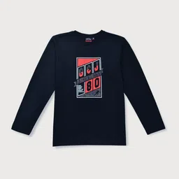 Gini and Jony Boys Black Typography Applique T-shirt-picture-17