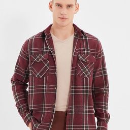 Trendyol Men Tartan Checks Checked Casual Shirt-picture-30