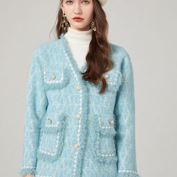 JC Collection Self-Design Long Sleeves Overcoat-image-60
