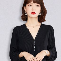 JC Collection Women Black Solid Top-image-20