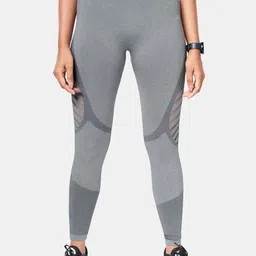 The Souled Store Women Grey Tss Active Semi Sheer Running Tights-image-8