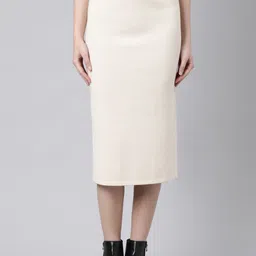 SHOWOFF Self Design Straight Midi Skirt-picture-29