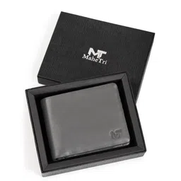 MaheTri Men Leather RFID Two Fold Wallet-image-38