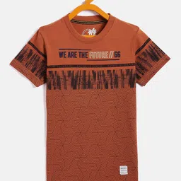 Duke Boys Rust Printed Slim Fit T-shirt-image-13