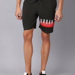 Rodamo Men Green Slim Fit Sports Shorts-image-57