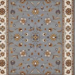IMRA CARPET Grey Ethnic Motifs Woollen Carpet-picture-38