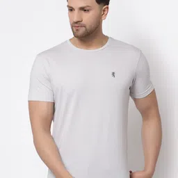 Red Tape Men Grey Solid T-Shirt-10