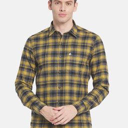 METTLE Men Regular Fit Tartan Checked Cotton Casual Shirt-picture-44