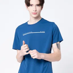Red Tape Men Blue Graphic Print Activewear T-Shirt-image-28