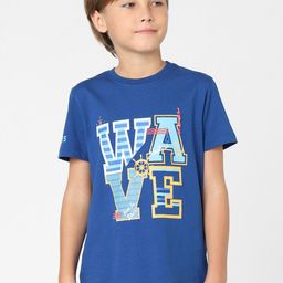 Jack & Jones Junior Boys Typography Printed T-shirt-image-80