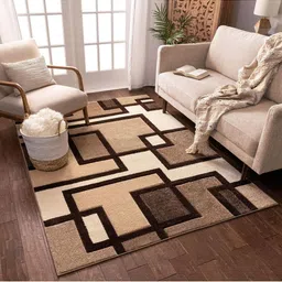 IMRA CARPET Grey Geometric Woollen Carpet-picture-9